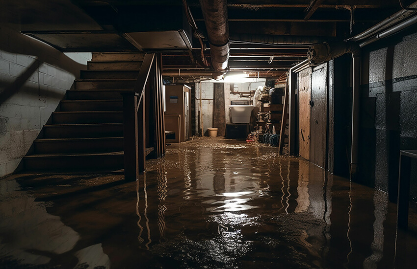 GVO Versicherung -  Keller unter Wasser, Hausratversicherung bei Wasserschäden